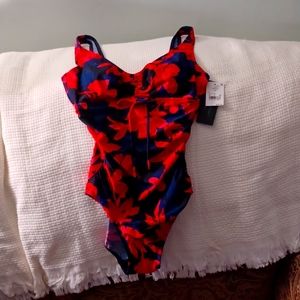 Brand new with tags aqua green Womens one piece swimsuit